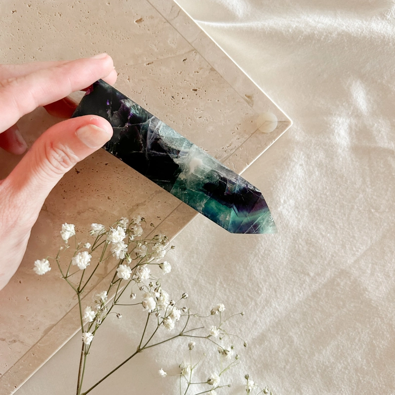 punta Fluorite Arcobaleno - A